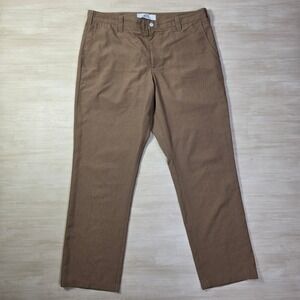 Bluffworks Tan Work Play 5 Pocket Performance Chino Pants Size 37 W‎ 32 L